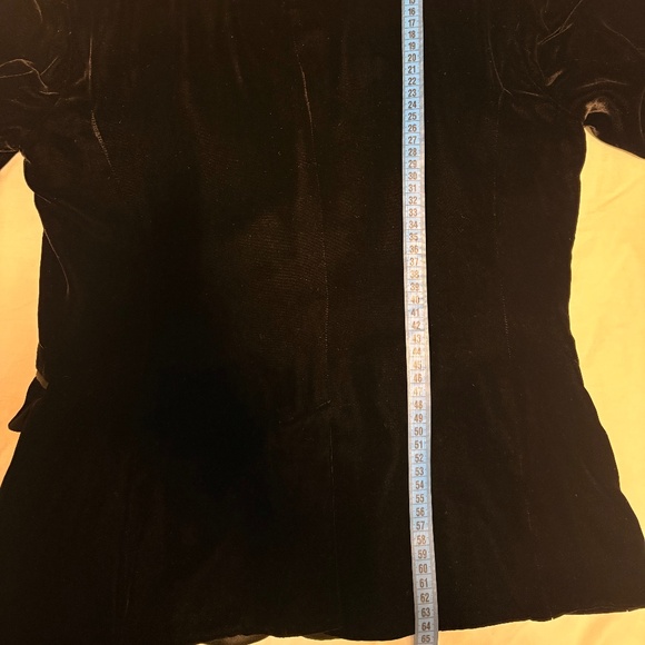 Jones New York Black Silk Rayon Velvet Blazer | US 8| |EUC| - Picture 12 of 12